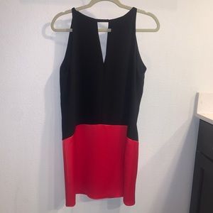 Parker black and red dress